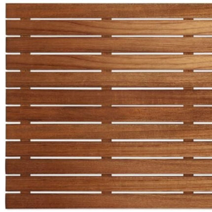 25" Premium Teak Shower Bath Mat - Image 7