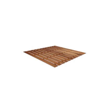 25" Premium Teak Shower Bath Mat - Image 3
