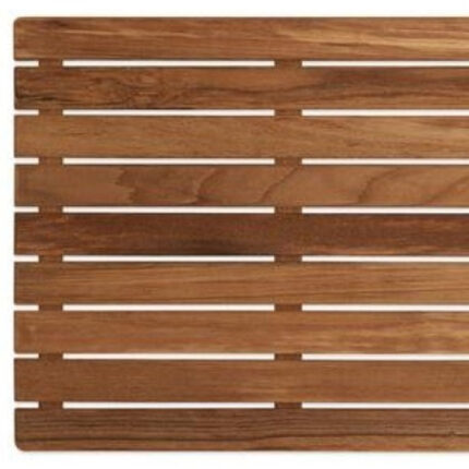 32" Premium Teak Shower Bath Mat - Image 6