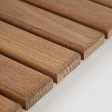 32" Premium Teak Shower Bath Mat - Image 8