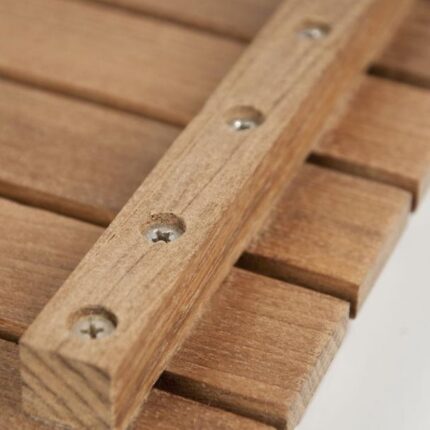 32" Premium Teak Shower Bath Mat - Image 9