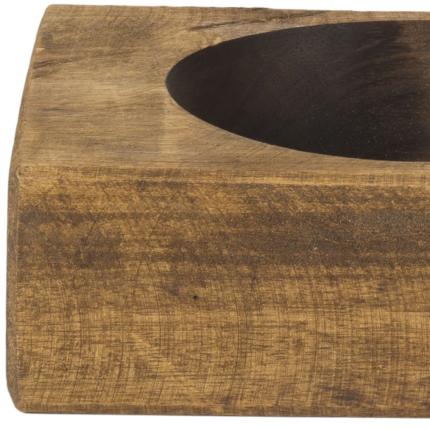 4" Wide Pillar Tabletop Pillar Candle Holder - Image 4