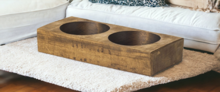 4" Wide Pillar Tabletop Pillar Candle Holder - Image 3