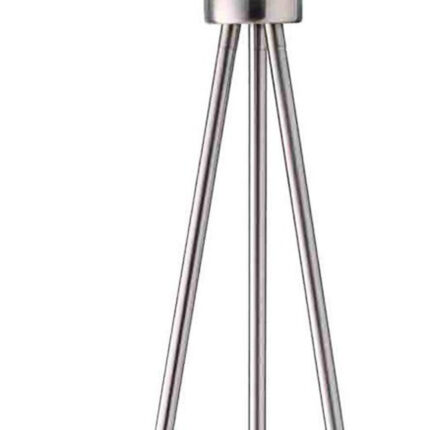 59" White Tripod Floor Lamp With White Drum Shade - Image 5