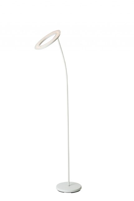 73" White LED Torchiere Floor Lamp With White - Image 3