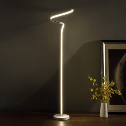 51" White LED Novelty Floor Lamp With White - Image 5