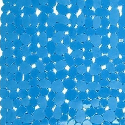 35" Blue Spa Pebbles Non Slip Bathtub Mat - Image 7