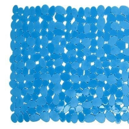 35" Blue Spa Pebbles Non Slip Bathtub Mat - Image 4