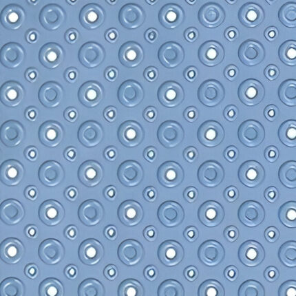 40" Blue Bubbles Non Slip Bathtub Mat - Image 4