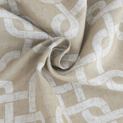84â Sand Interlock Pattern Window Curtain Panel - Image 6