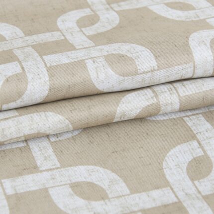 84â Sand Interlock Pattern Window Curtain Panel - Image 5