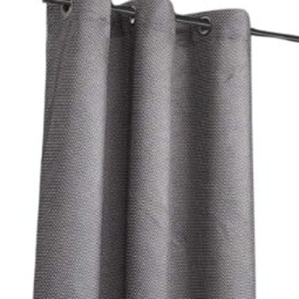 Set of Two 84" Silver Metallic Textured Window Panels - Image 3