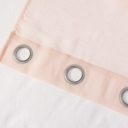 Set of Two 84"  Blush Solid Modern Window Panels - Image 8