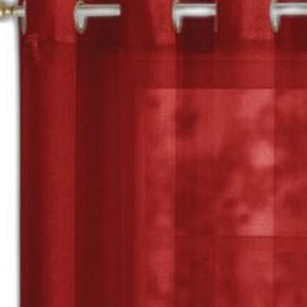 Set of Two 84" Red Solid Modern Window Panels - Image 3