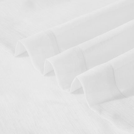 Set of Two 84"  White Solid Modern Window Panels - Image 10