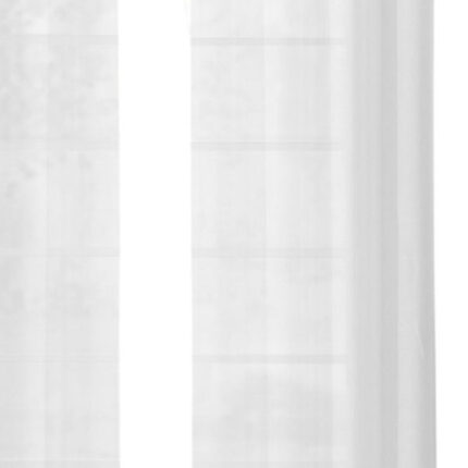 Set of Two 84"  White Solid Modern Window Panels - Image 3
