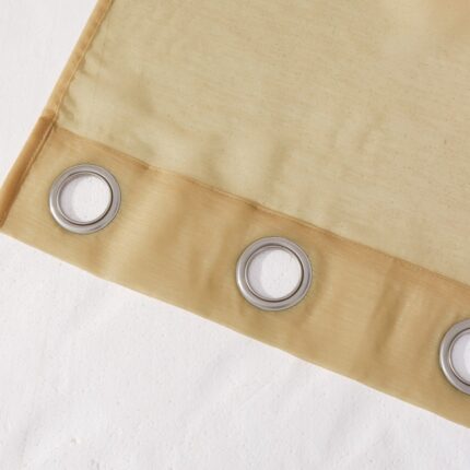 Set of Two 84"  Tan Solid Modern Window Panels - Image 9