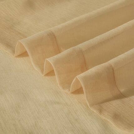 Set of Two 84"  Tan Solid Modern Window Panels - Image 10