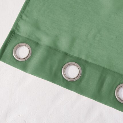 Set of Two 84"  Sage Solid Modern Window Panels - Image 12
