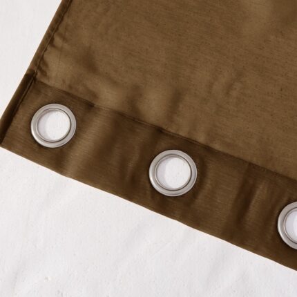 Set of Two 84"  Chocolate Solid Modern Window Panels - Image 6