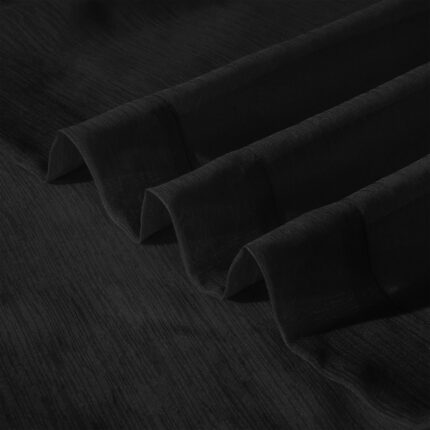 Set of Two 84"  Black Solid Modern Window Panels - Image 7