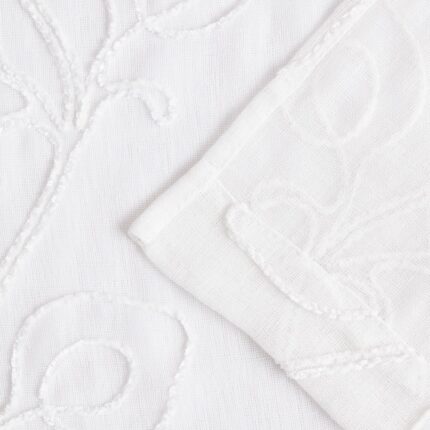 Set of Two 84"  Blush Boho Embroidered Window Panels - Image 11