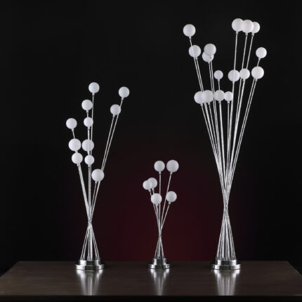 46" Chrome Multi Light LED Novelty Floor Lamp - Image 4