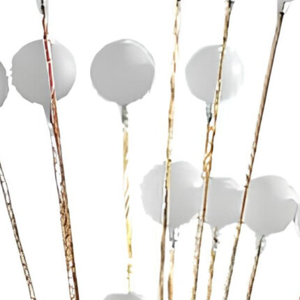 62" Yellow 16 LED Novelty Floor Lamp With White - Image 4