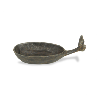 2" Bronze Iron Tabletop Dish Candle Holder - Image 1