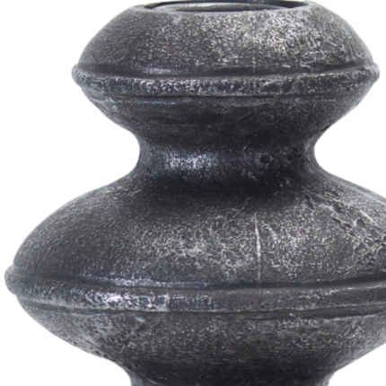 Set of Four Natural and Black Resin and Stone Powder Ornate Tabletop - Image 8