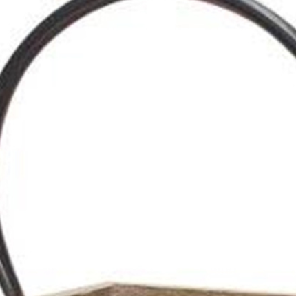 13" Natural Distressed Wood And Glass Centerpiece Lantern Candle Holder - Image 3
