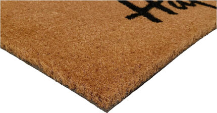 24" X 36" Natural and Black Coir Bumblee Bee Happy Outdoor Door Mat - Image 5