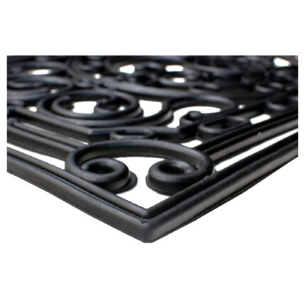 18" X 30" Black Rubber Pineapple Outdoor Door Mat - Image 4