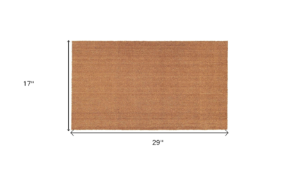 17" X 29" Natural Coir Outdoor Door Mat - Image 3