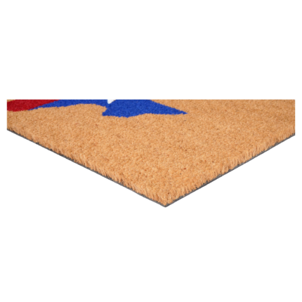 17" X 29" Natural Red White and Blue Coir Texas Outdoor Door Mat - Image 5
