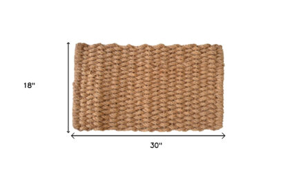 18" X 30" Brown Coir Weave Outdoor Door Mat - Image 5