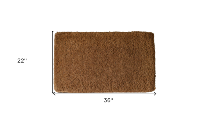 22" X 36" Brown Coir Outdoor Door Mat - Image 5