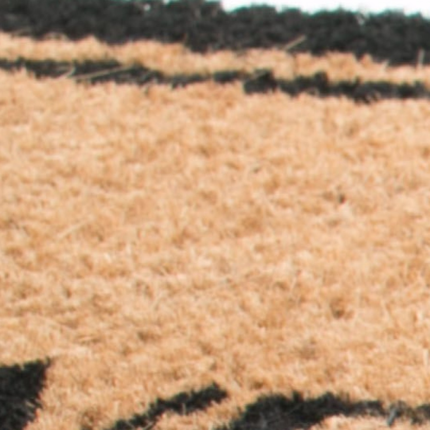 18" X 30" Brown and Black Coir Bienvenidos Outdoor Door Mat - Image 9