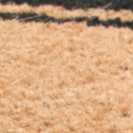 18" X 30" Brown and Black Coir Bienvenidos Outdoor Door Mat - Image 8