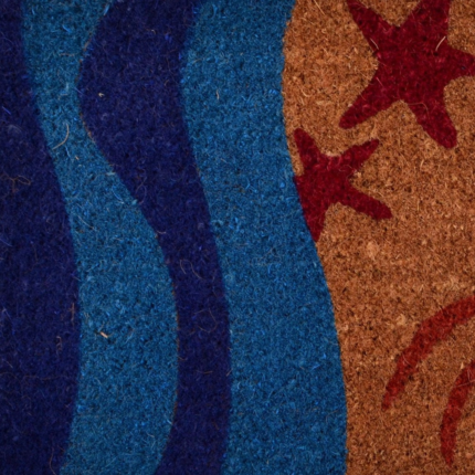 18" X 30" Blue and Red Coir Crab Outdoor Door Mat - Image 7