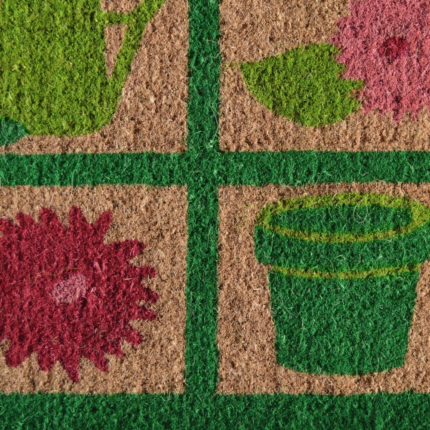 18" X 30" Brown Coir Garden Tools Outdoor Spring Door Mat - Image 6