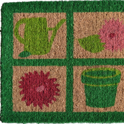 18" X 30" Brown Coir Garden Tools Outdoor Spring Door Mat - Image 4