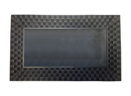 18" X 30" Brown and Black Rubber and Coir Spring Summer Outdoor Door Mat With Inserts - Image 7