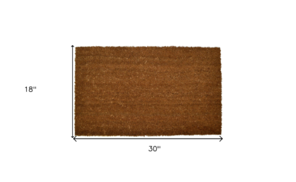 18" X 30" Brown Coir Outdoor Door Mat - Image 5