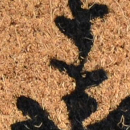 18" X 30" Brown and Black Coir Bear Outdoor Fall Door Mat - Image 9