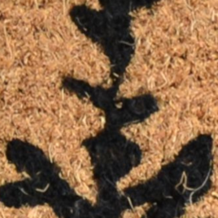 18" X 30" Brown and Black Coir Bear Outdoor Fall Door Mat - Image 3