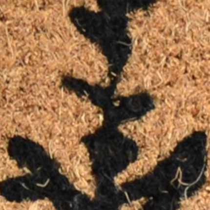18" X 30" Brown and Black Coir Bear Outdoor Fall Door Mat - Image 7