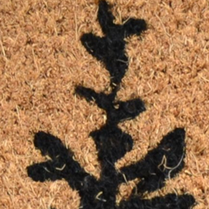 18" X 30" Brown and Black Coir Bear Outdoor Fall Door Mat - Image 8