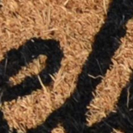 18" X 30" Brown and Black Coir Woodland Welcome Outdoor Door Mat - Image 5