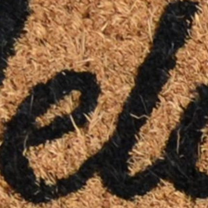 18" X 30" Brown and Black Coir Woodland Welcome Outdoor Door Mat - Image 6